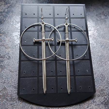 Accesorii Gothic Rock - Cercei sabie (4956)