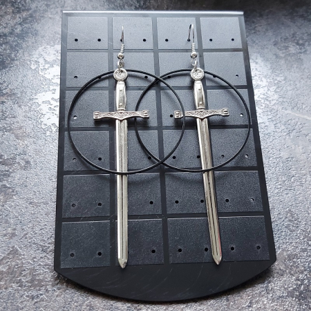 Accesorii Gothic Rock - Cercei sabie (4957)