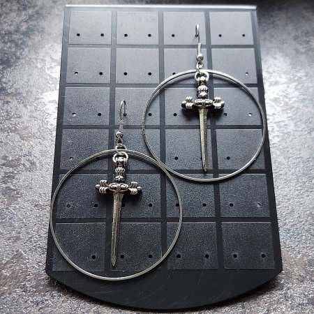 Accesorii Gothic Rock - Cercei sabie