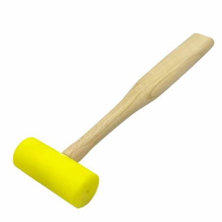 Ciocane Hobby si Bijutieri - Ciocan cap rotund din nylon si maner oval din lemn
