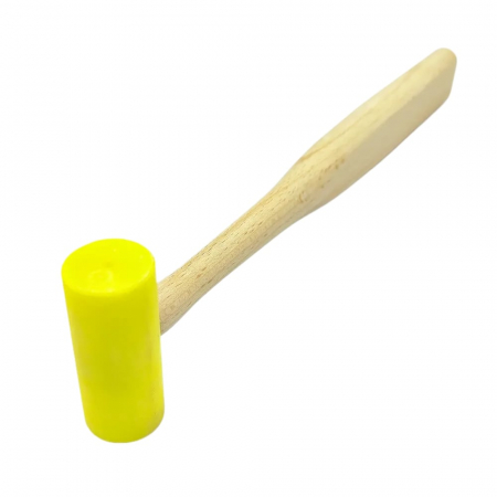 Ciocan cap rotund din nylon si maner oval din lemn [1]