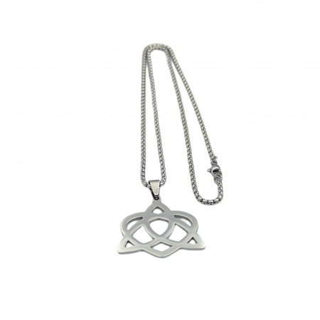 Coliere - Colier otel inox cu pandantiv stil gotic, 50cm, P504
