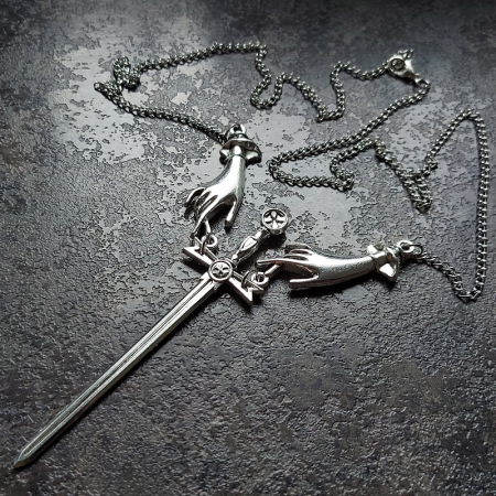 Accesorii Gothic Rock - Colier sabie (4963)