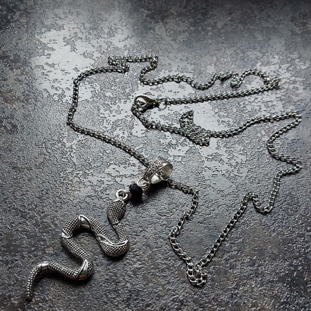 Accesorii Gothic Rock - Colier sarpe