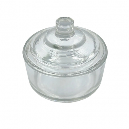 Turnare, Lipire, Finisare - Cupa sticla pentru alcool cu capac