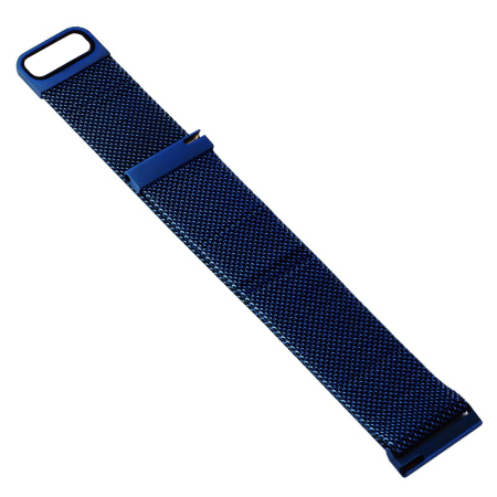 Curea ceas metalica, model milanez, bleumarin, bucla magnetica, 18-22mm [1]