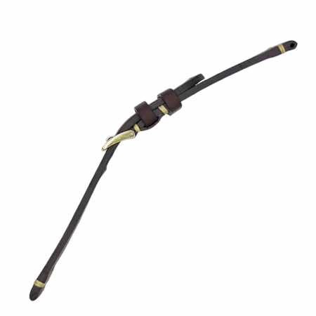 Curea ceas piele artizanat, HandMade, maro inchis, 18-24mm [5]