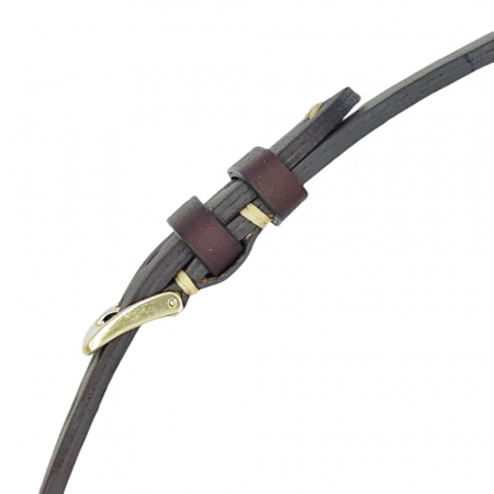 Curea ceas piele artizanat, HandMade, maro inchis, 18-24mm [4]