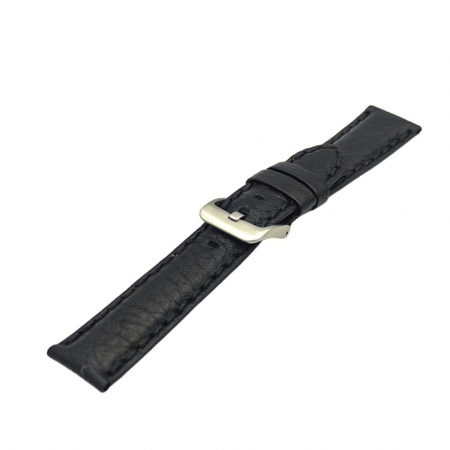 Curea ceas piele artizanat de calitate neagra cusatura groasa [2]