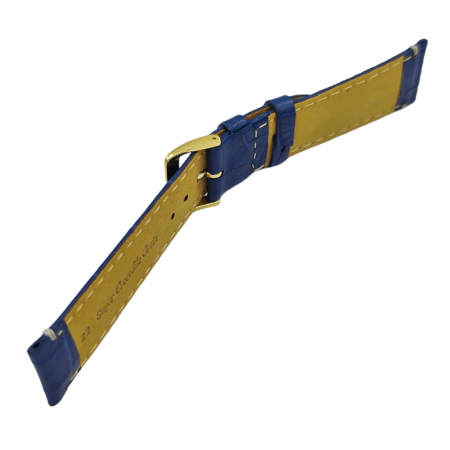 Curea ceas piele naturala croco bleumarin [4]