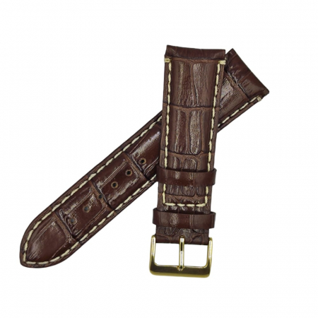 Curele Ceas - Curea ceas piele naturala croco maro