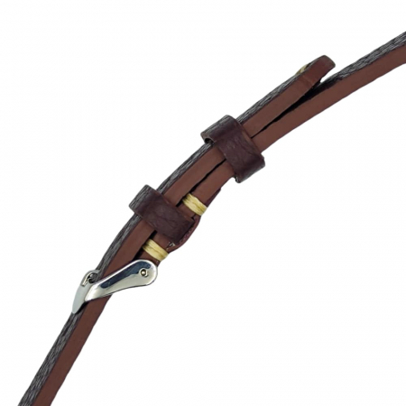 Curea ceas piele naturala maro HandMade, 18-24mm [4]