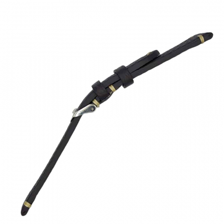 Curea ceas piele naturala maro inchis HandMade, 18-24mm [5]