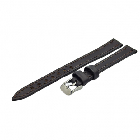 Curea ceas dama piele naturala maro, neteda, 10-12mm [1]