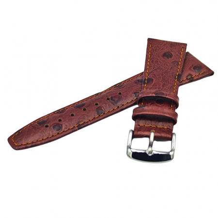 Curele Ceas - Curea ceas piele naturala textura strut, maro