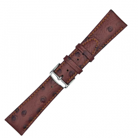 Curea ceas piele naturala textura strut, maro [3]