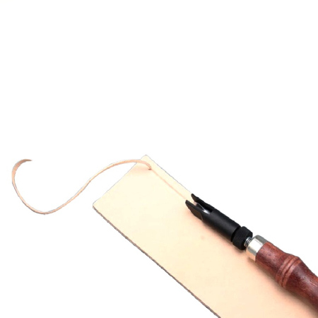 Instrument pentru canelare reglabil tip V, cu maner din lemn [2]