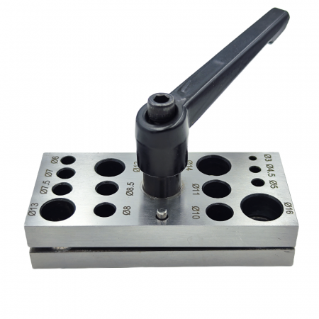 Dispozitiv cu arc pentru taiat forme circulare din tabla, 3-16mm [1]