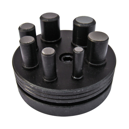 Modelarea Metalului - Dispozitiv taiat forme circulare din tabla, 7 piese