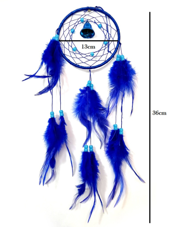Dream Catcher albastru cu clopotel [1]