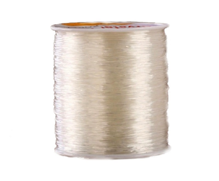 Accesorii Bijuterii - Fir elastic transparent pentru bijuterii DIY, 0.8mm
