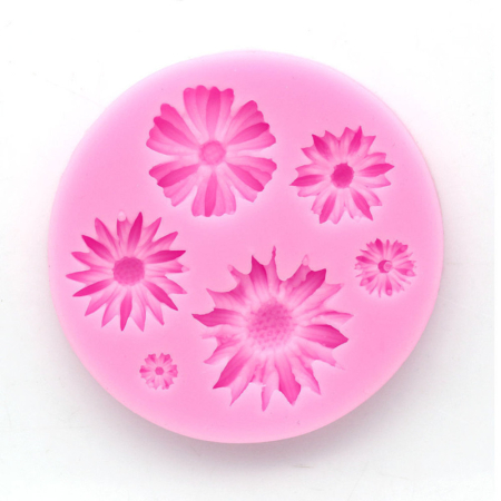 Produse Bucatarie - Forma silicon margarete pt ciocolata, fondant, zahar