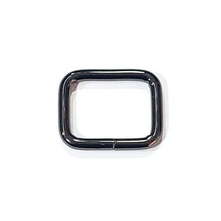 Inele Marochinarie - Inel negru model rectangular, 25mm