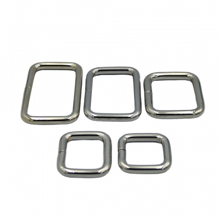 Inel trecere premium rectangular, argintiu [1]