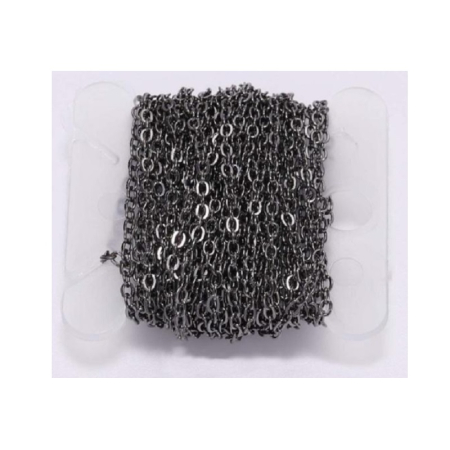 Accesorii Bijuterii - Lantisor bijuterii, negru,1.5mm