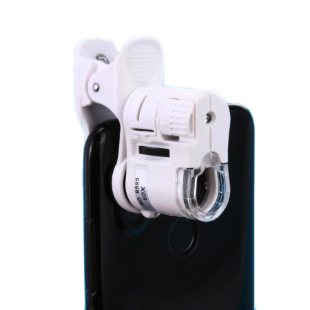 Lupa 60X cu clips pentru telefon mobil [2]