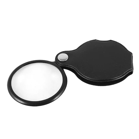 Lupe, Dispozitive Optice - Lupa de buzunar 5X, husa piele
