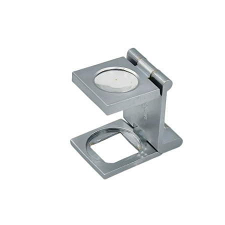 Lupe, Dispozitive Optice - Lupa nichelata 12X, pliabila