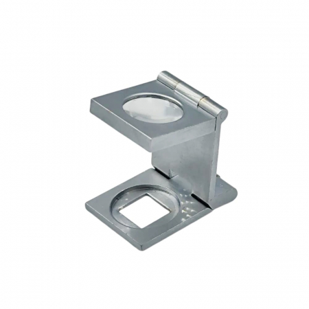 Lupe, Dispozitive Optice - Lupa nichelata 12X, pliabila, lux