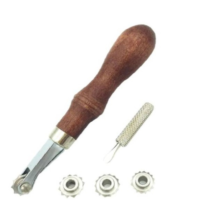 Scule Marcare - Marcator cusaturi piele cu 4 capete
