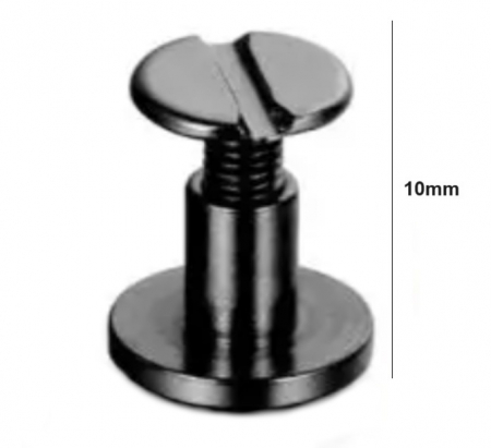 Nit metalic negru cu surub, 10mm (5220) [1]