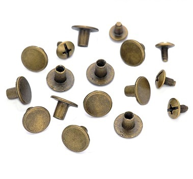 Butoni Ornamentali - Nituri metalice cu surub, bronz, 6mm (5213)