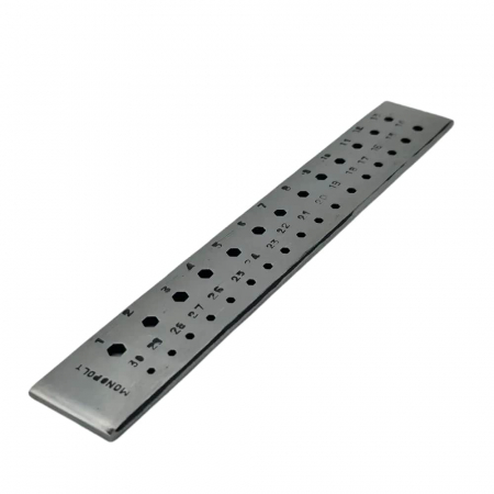 Modelarea Metalului - Placa tras sarma 30 gauri hexagonale