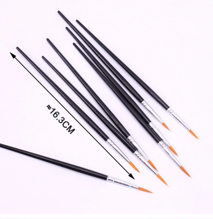 Sculptura si Desen - Set 10 pensule fine
