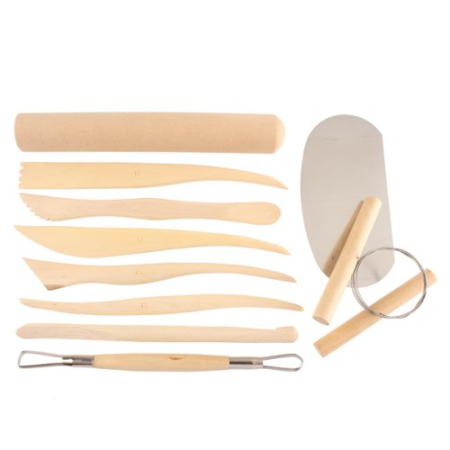 Sculptura si Desen - Set 10 unelte pentru modelaj