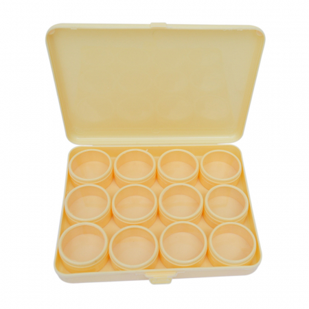Depozitare si Pastrare - Set 12 cutiute plastic compartimentate, 40X12mm