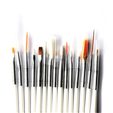 Sculptura si Desen - Set 15 pensule fine