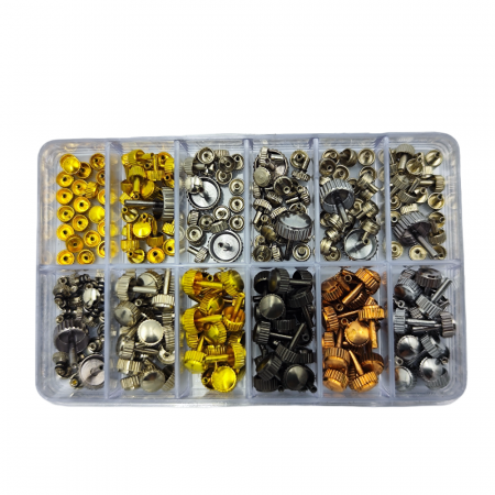 Piese Ceasornicarie - Set 250 coronite ceasuri Quart