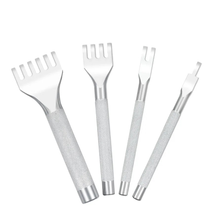 Dalti Perforatoare - Set 4 perforatoare piele, cusatura 4mm