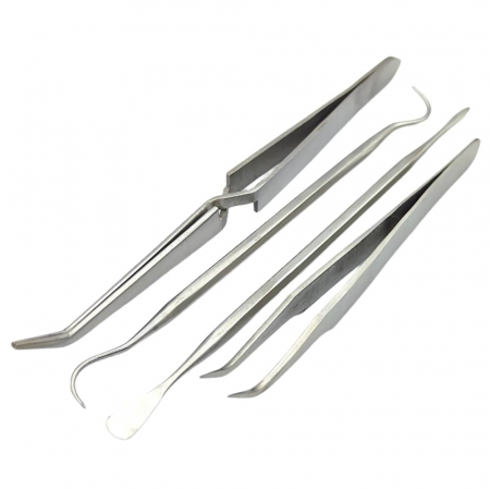 Scule HandMade DIY / Bijuterie - Set 4 ustensile otel pentru metale pretioase