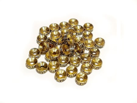 Accesorii Bijuterii - Set 40 bucati separator margele auriu