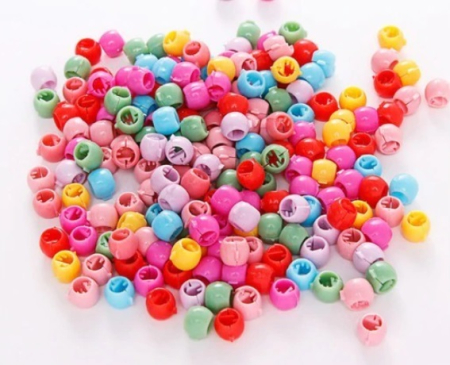 Accesorii Păr - Set 40 inele plastic pentru par