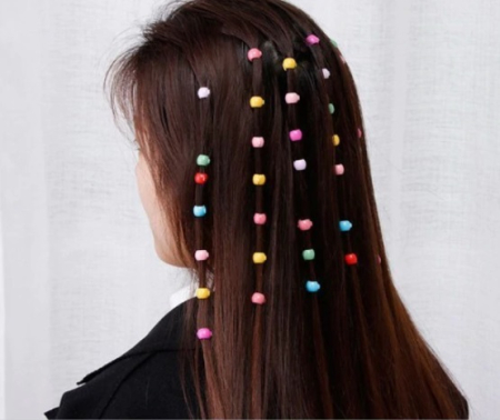 Set 40 inele plastic pentru par [1]