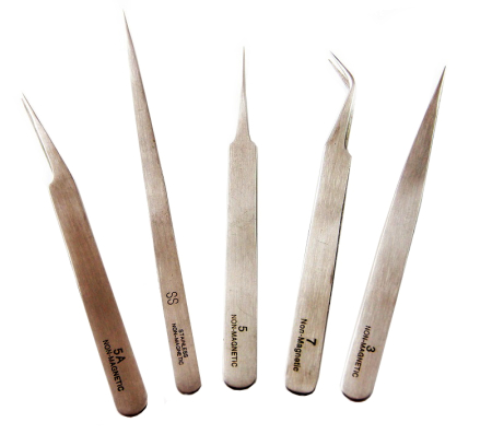 Scule Ceasornicarie - Set 5 pensete antimagnetice