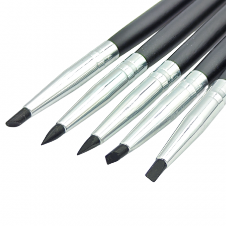 Set 5 pensule cap silicon pentru modelaj 3mm [1]