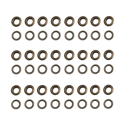 Ocheti Marochinarie - Set 50 ocheti bronz, 10mm